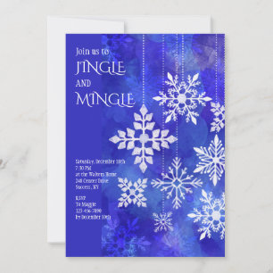 Danging Snowflakes nvitation Invitation
