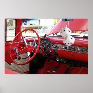 Dangling Dice Classic Auto-Print Poster