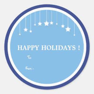 Dangling stars - christmas gift tags