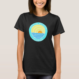 Dania Beach Florida Retro Sunset T-Shirt