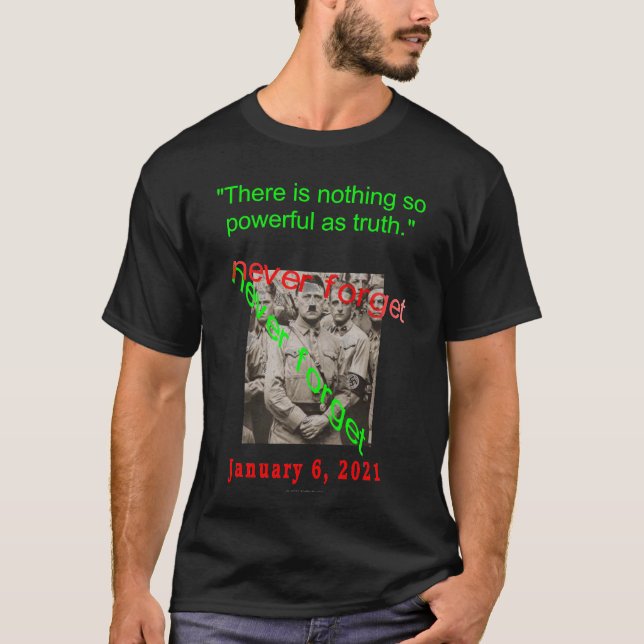 Danial Webster Never Forget T-Shirt (Front)