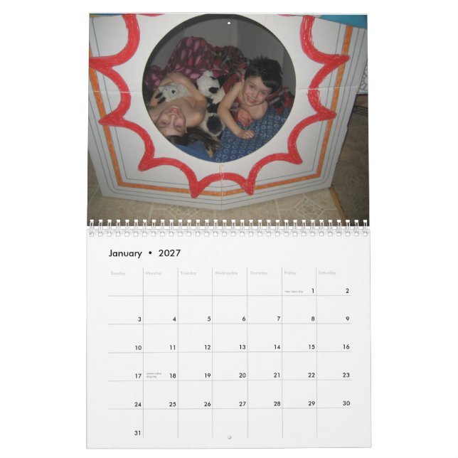 Daniel 2014 Calendar II (Jan 2027)