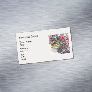 Daniel 2:21 - And he Changeth Magnetic Business Card