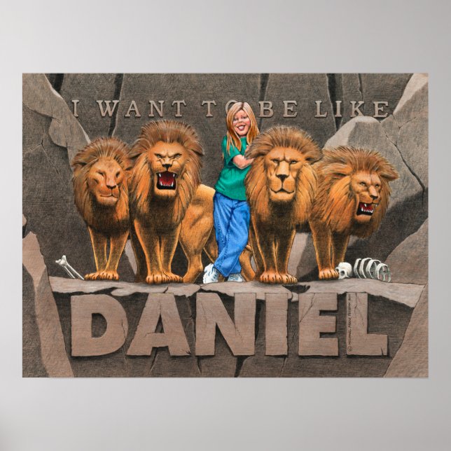 Daniel and The Lion's Den - Girl Poster (Front)