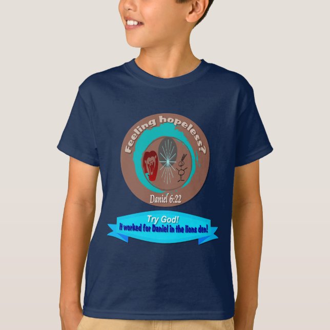 Daniel and the lions den T-Shirt (Front)