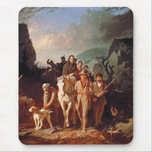 Daniel Boone escorting settlers Mouse Pad