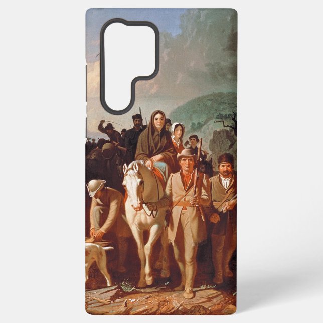 Daniel Boone escorting settlers  Samsung Galaxy S22 Ultra Case (Back)