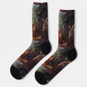 Daniel Boone escorting settlers Socks