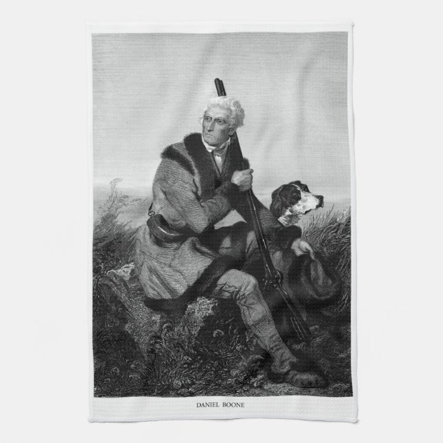 Daniel Boone Kitchen Towel (Vertical)