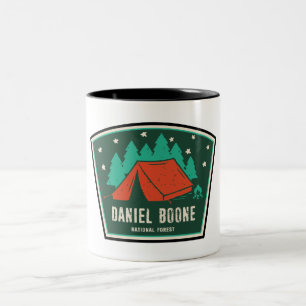 Daniel Boone National Forest Camping Two-Tone Coffee Mug