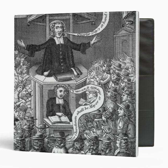 Daniel Burgess, illustration from 'Portraits Binder (Front/Inside)