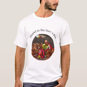 Daniel in the lion`s den t shirt