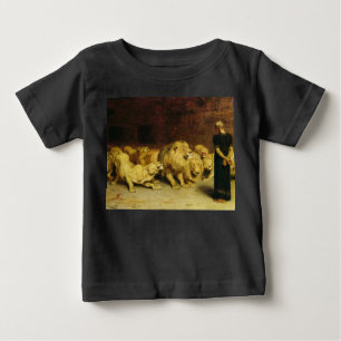 Daniel in the Lions' Den, 1872 by Briton Riviere Baby T-Shirt