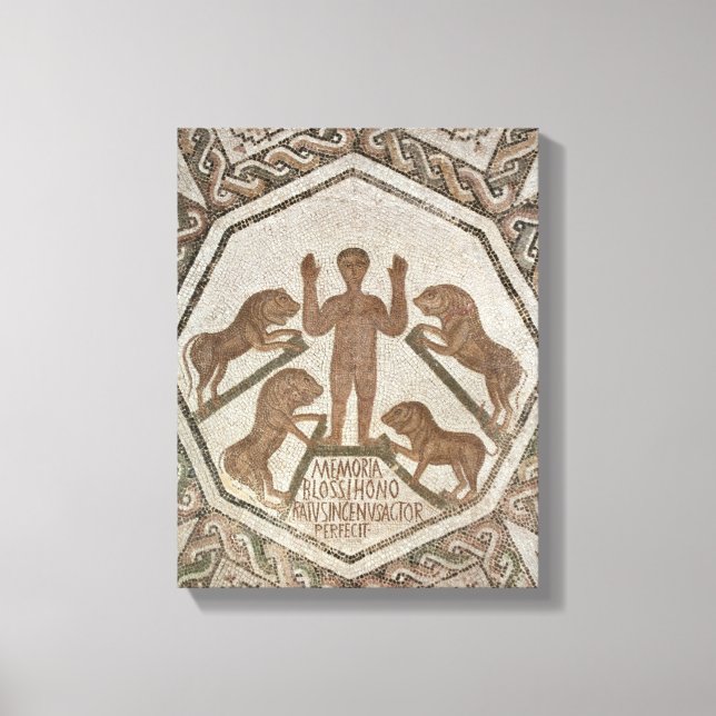 Daniel in the Lions' Den 2 Canvas Print (Front)