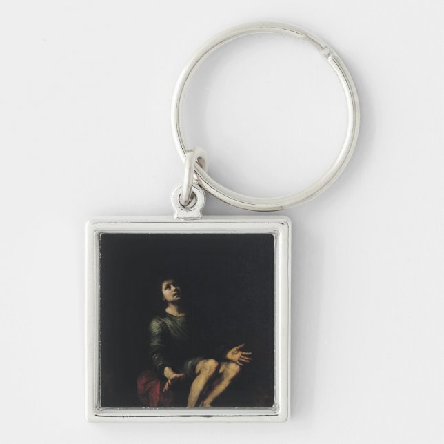 Daniel in the Lions' Den 2 Keychain (Front)