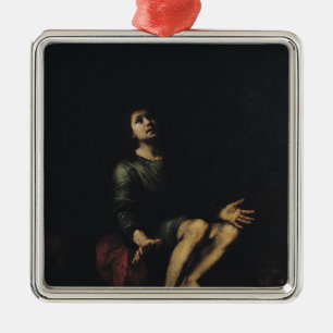 Daniel in the Lions' Den 2 Metal Ornament