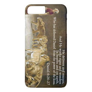 Daniel in the Lion's Den Bible Scripture Christian iPhone 8 Plus/7 Plus Case