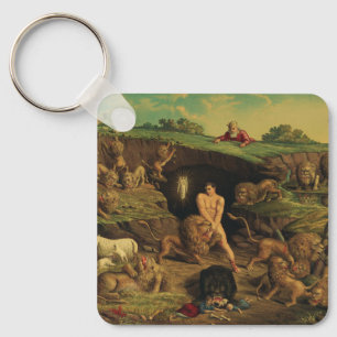 Daniel in the Lions' Den Keychain
