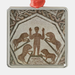 Daniel in the Lions' Den Metal Ornament