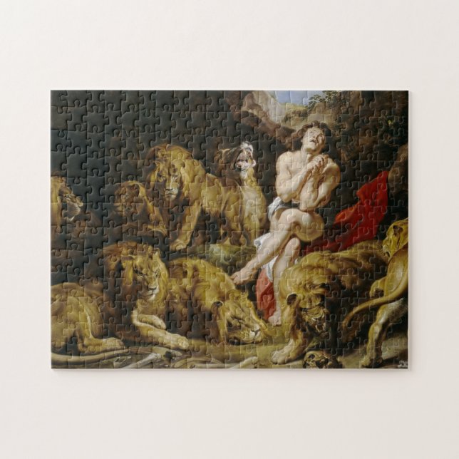 Daniel in the Lion's Den Peter Paul Rubens paint Jigsaw Puzzle (Horizontal)