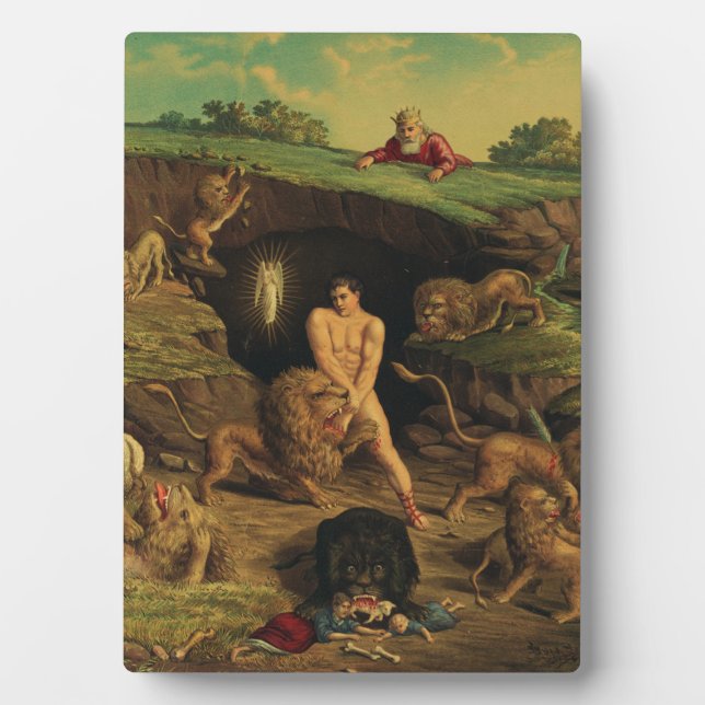 Daniel in the Lions' Den Plaque (Front)