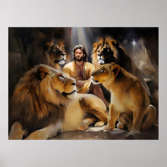 Daniel In The Lions' Den Poster (Front)