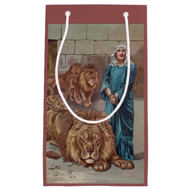 Daniel in the Lion's Den Small Gift Bag (Front)