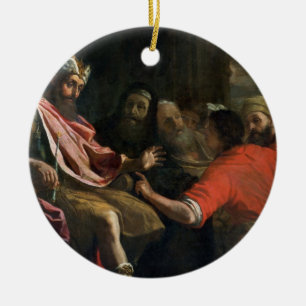 Daniel Interpreting Nebuchadnezzar's First Dream ( Ceramic Ornament