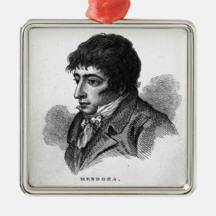 Daniel Mendoza Metal Ornament