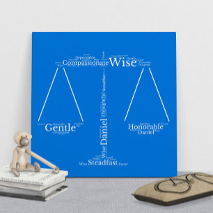 Daniel Name Cloud Personnalisable Poster