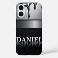 Daniel Name with Dripping Liquid Metal