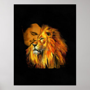 Daniel Napping on the Lions Head Poster