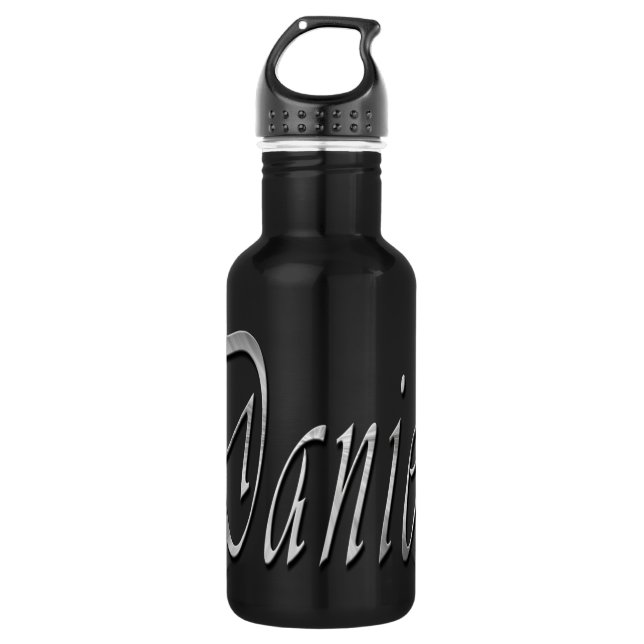 Daniel, Nom, Logo, Garçons Bouteille D'Eau Réutili (Devant)