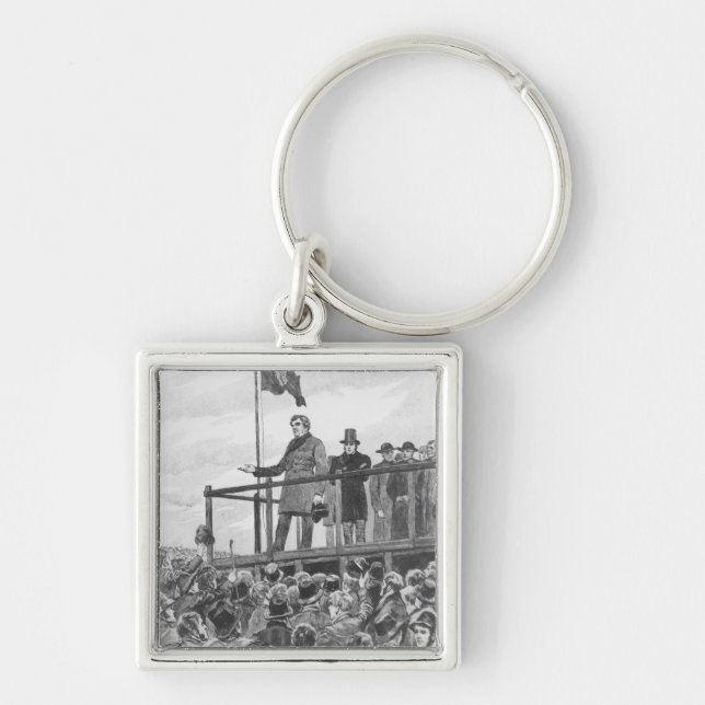Daniel O'Connel  at the meeting at Trim Keychain (Front)