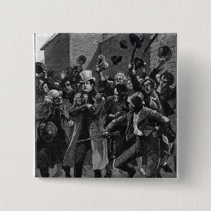Daniel O'Connell returning home from prison 2 Inch Square Button