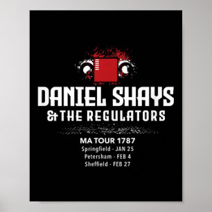 Daniel Shays Machusetts History  Poster