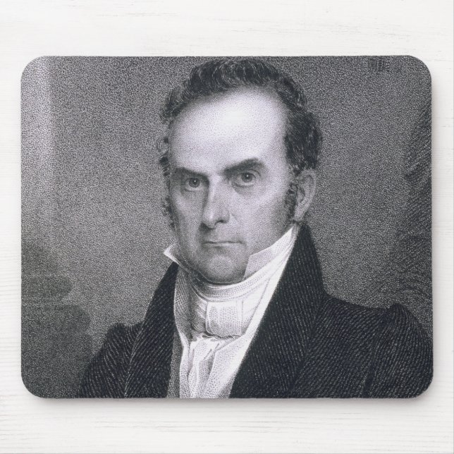 Daniel Webster (1782-1852) (engraving) Mouse Pad (Front)