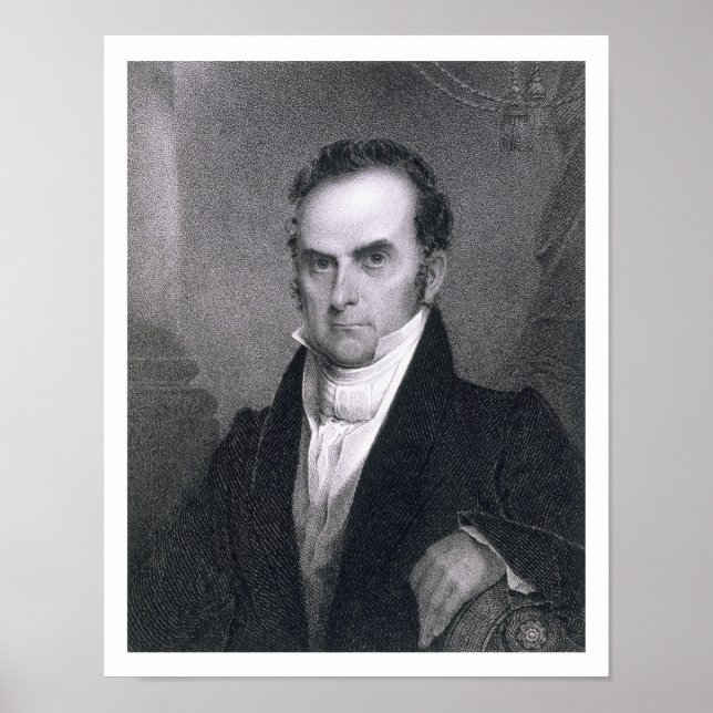 Daniel Webster (1782-1852) (engraving) Poster (Front)