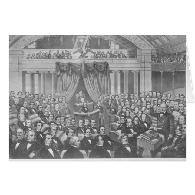Daniel Webster addressing the United States (Front Horizontal)