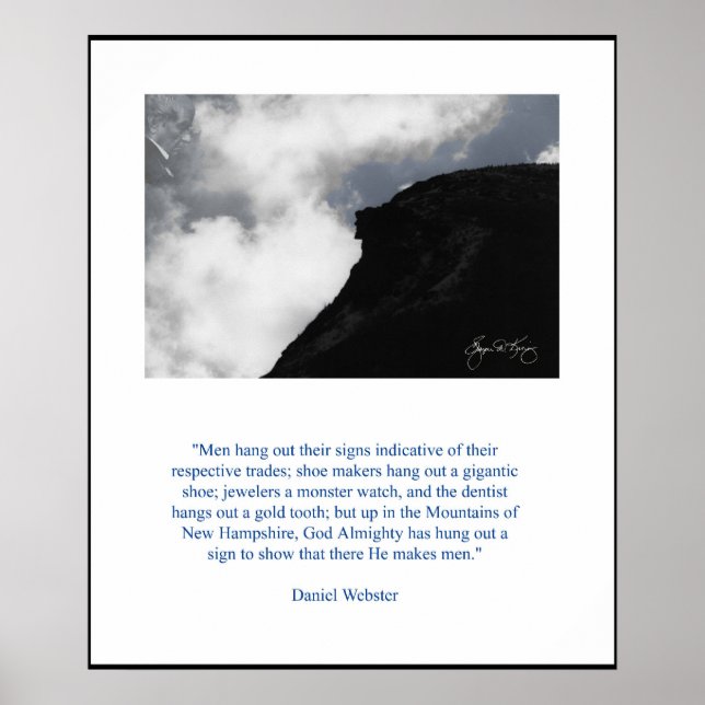 Daniel Webster’s Old Man Poster (Front)