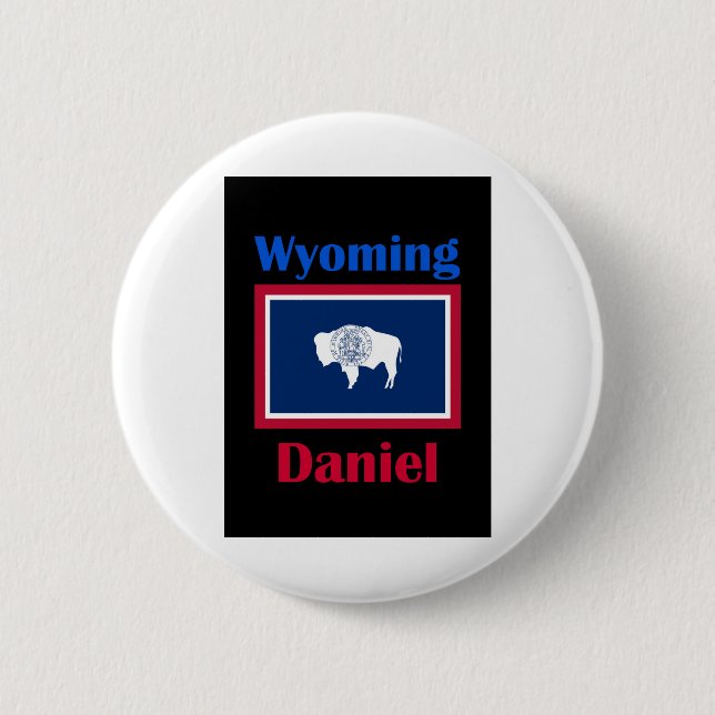 Daniel Wyoming 2 Inch Round Button (Front)