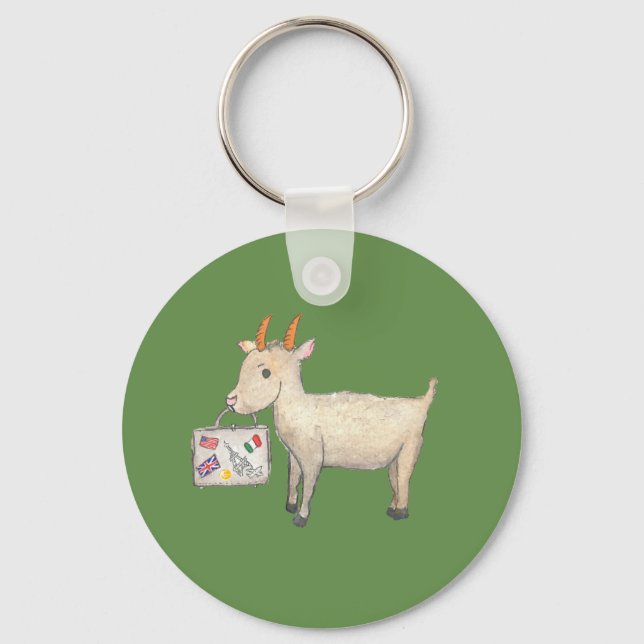 Danielle The Goat Keychain (Front)