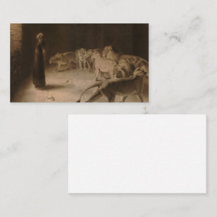 Daniel's Answer to the King by Briton Riviere Business Card