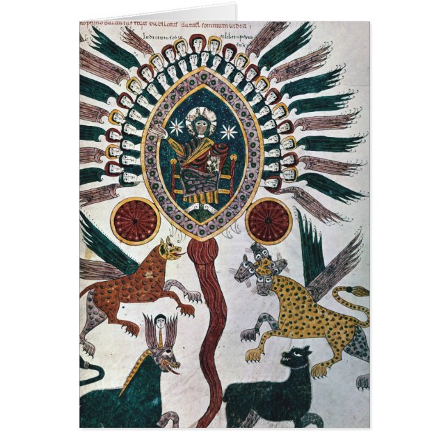 Daniel's vision of Four Beasts and God (Front)