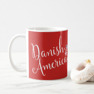 Danish American Entwined Hearts Mug