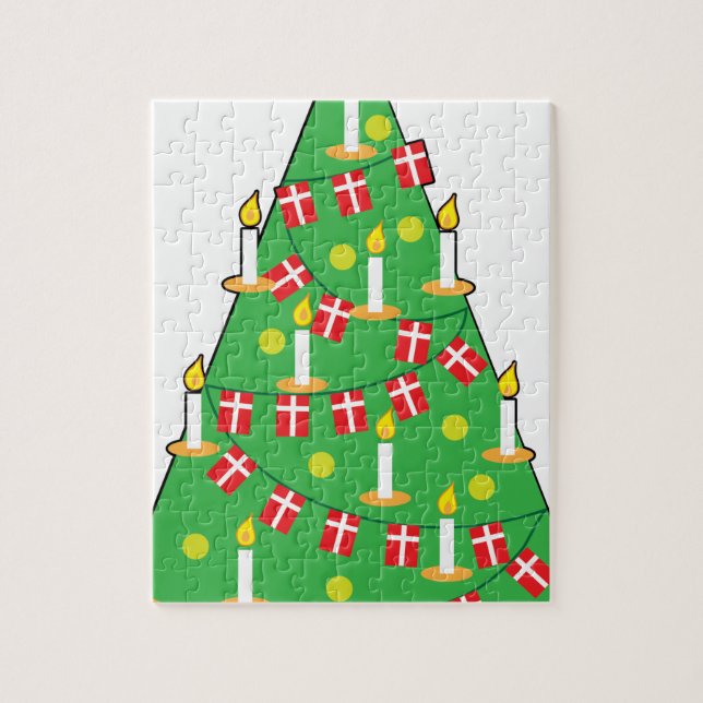 Danish Christmas Tree Jigsaw Puzzle (Vertical)