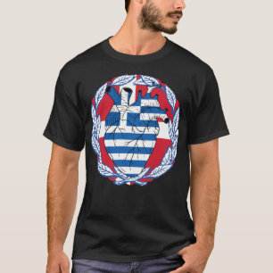 Danish Denmark Greek Independence Greek Greece T-Shirt