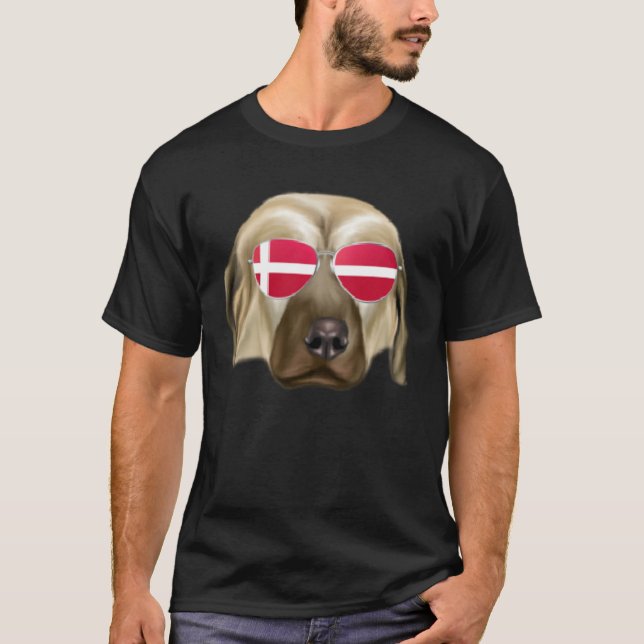 Danish Flag Anatolian Shepherd Dog Dog Denmark Poc T-Shirt (Front)