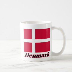 Danish Flag and Name Coffee Mug