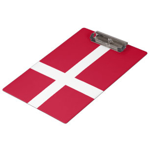 Danish Flag Clipboard
